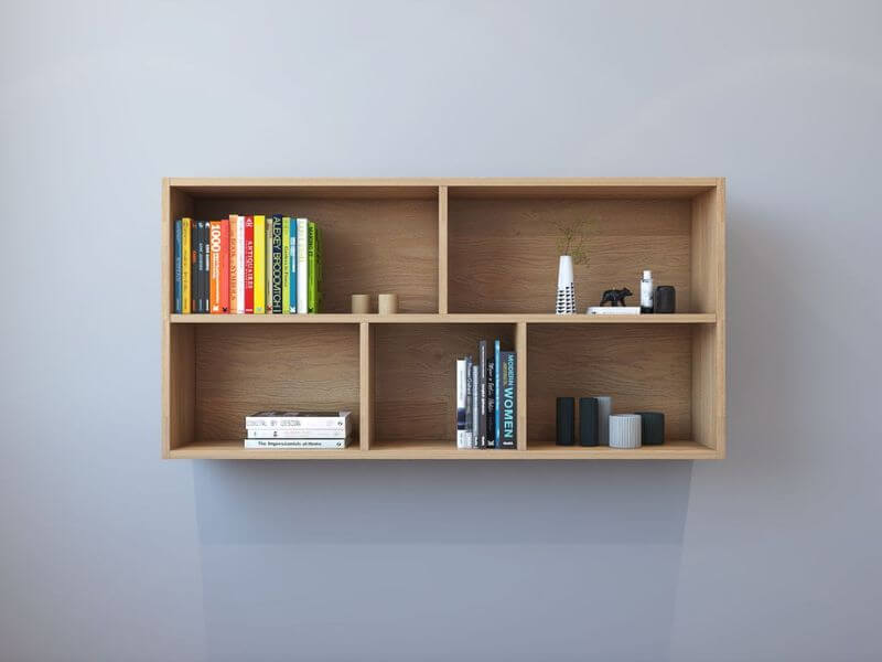 tủ sách nhỏ xinh treo tường nhỏ xinh